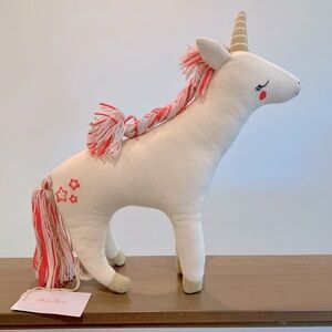 Meri Meri Organic Plush Unicorn NWT